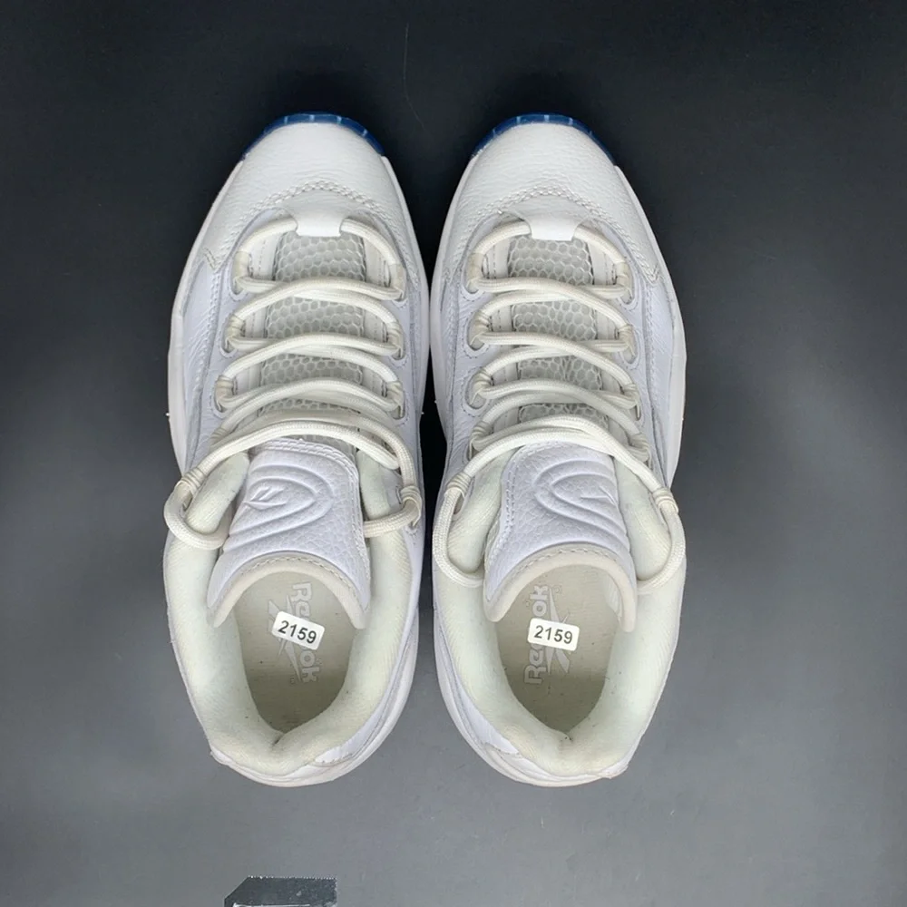 Reebok Question Low‎ White Basketball Shoes Men’s Sz 5.5 Women’s Sz 6.5 EU 37